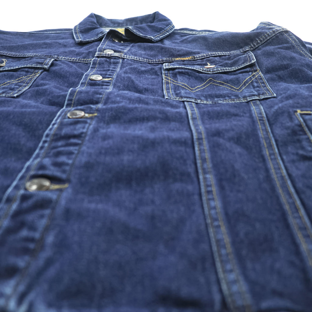 Wrangler デニムジャケット Gジャン L インディゴ ブルー ORIGINAL WESTERN JEANS