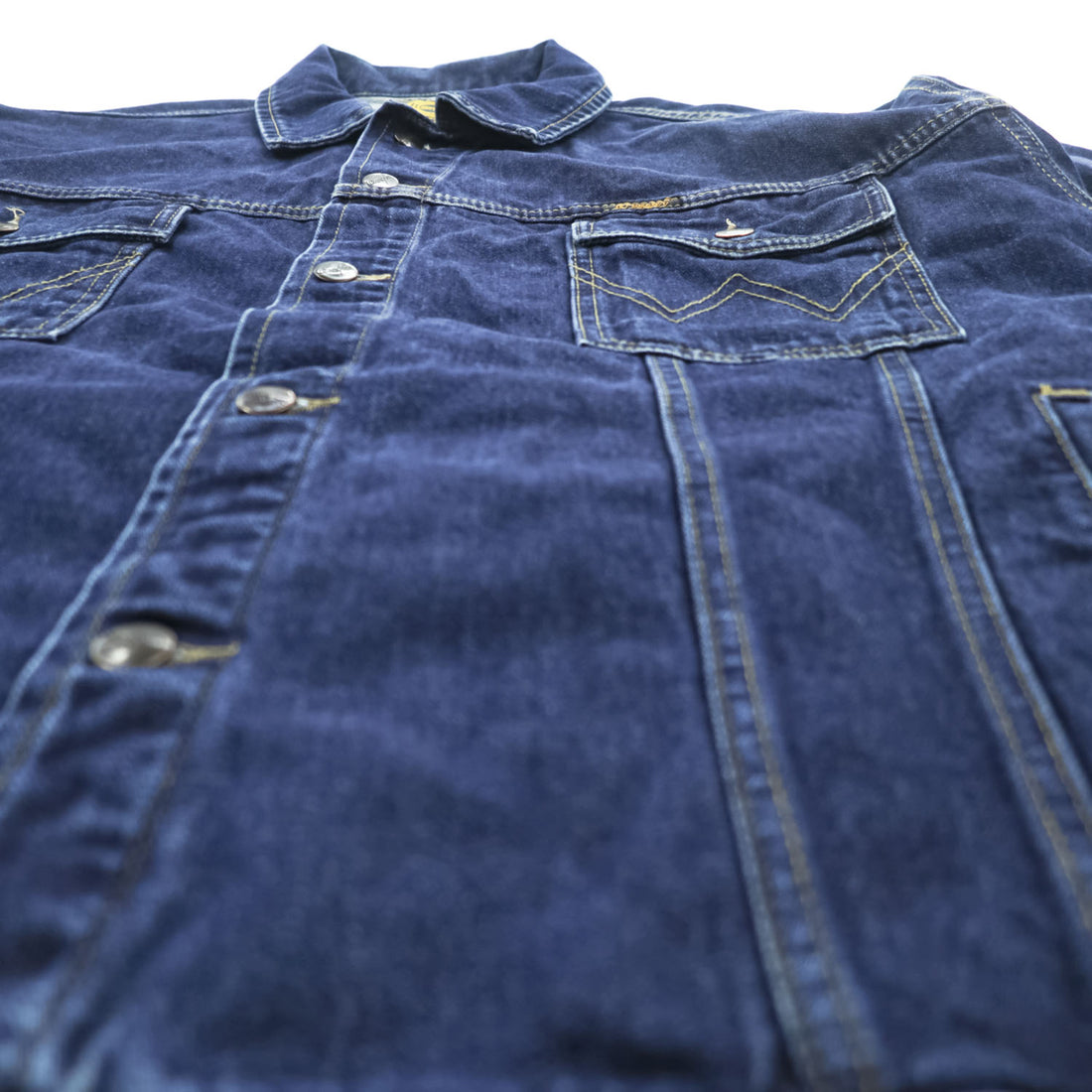 Wrangler デニムジャケット Gジャン L インディゴ ブルー ORIGINAL WESTERN JEANS