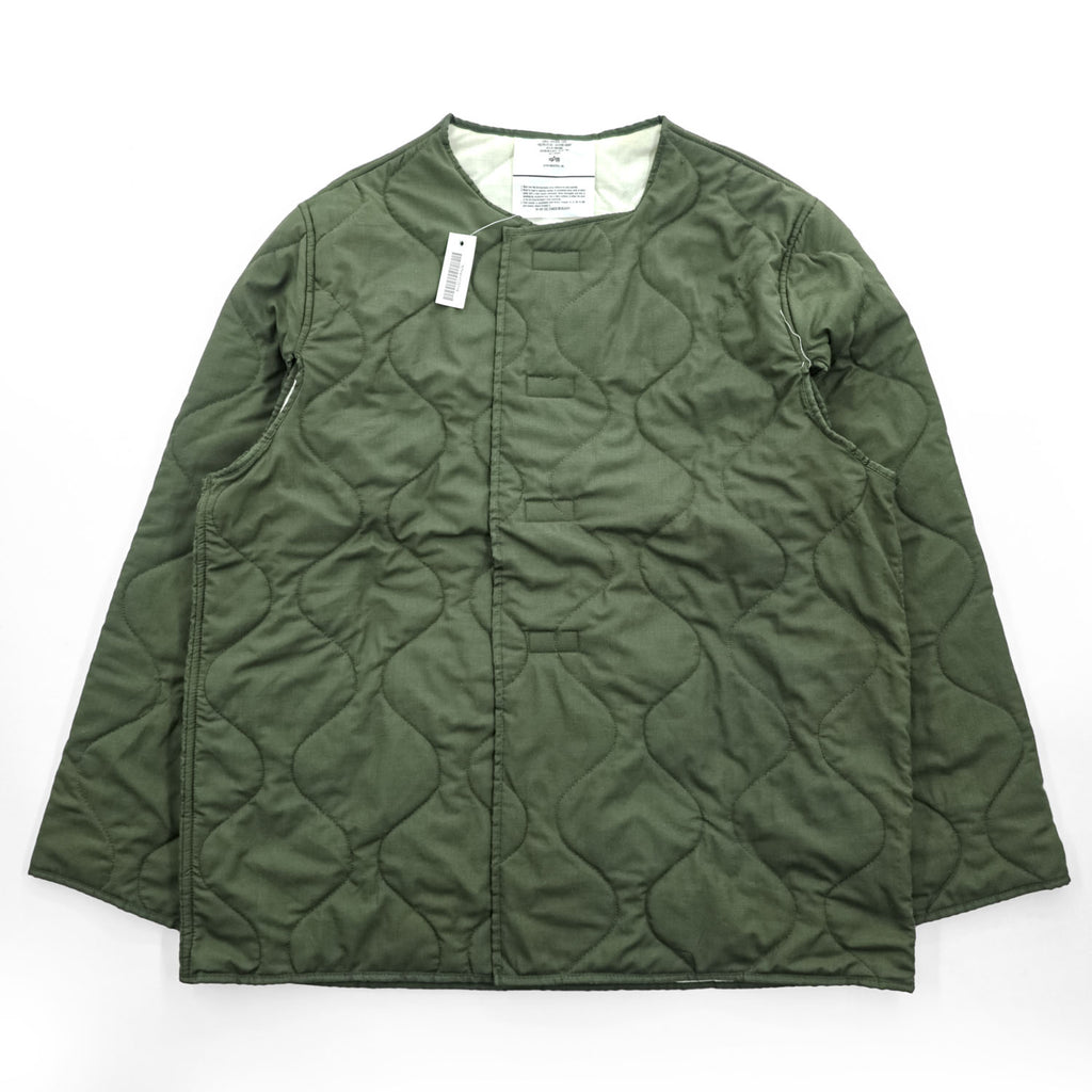 ALPHA INDUSTRIES 90年代 ヴィンテージ キルティング ライナー LINER AIRCREW COAT アラミド 98年製 8415-01-448-4606 デッドストック 未使用品