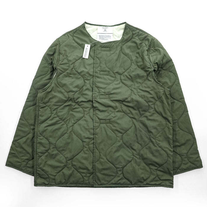 ALPHA INDUSTRIES 90年代 ヴィンテージ キルティング ライナー LINER AIRCREW COAT アラミド 98年製 8415-01-448-4606 デッドストック 未使用品