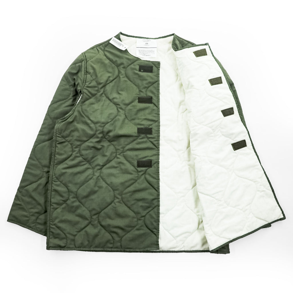 ALPHA INDUSTRIES 90年代 ヴィンテージ キルティング ライナー LINER AIRCREW COAT アラミド 98年製 8415-01-448-4606 デッドストック 未使用品