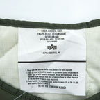 ALPHA INDUSTRIES 90年代 ヴィンテージ キルティング ライナー LINER AIRCREW COAT アラミド 98年製 8415-01-448-4606 デッドストック 未使用品
