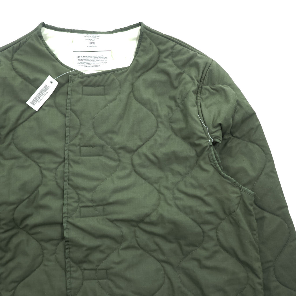 ALPHA INDUSTRIES 90年代 ヴィンテージ キルティング ライナー LINER AIRCREW COAT アラミド 98年製 8415-01-448-4606 デッドストック 未使用品