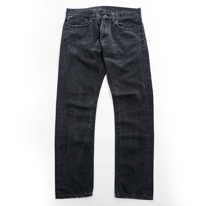 DENIM & SUPPLY RALPH LAUREN ブラック デニムパンツ ジーンズ M 31 x 30 ヴィンテージ加工 SLIM