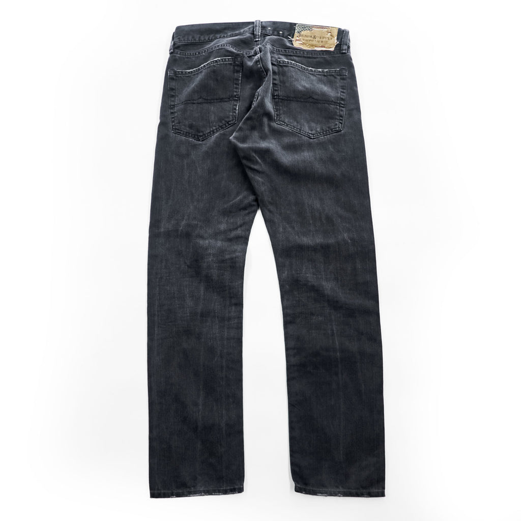DENIM & SUPPLY RALPH LAUREN ブラック デニムパンツ ジーンズ M 31 x 30 ヴィンテージ加工 SLIM