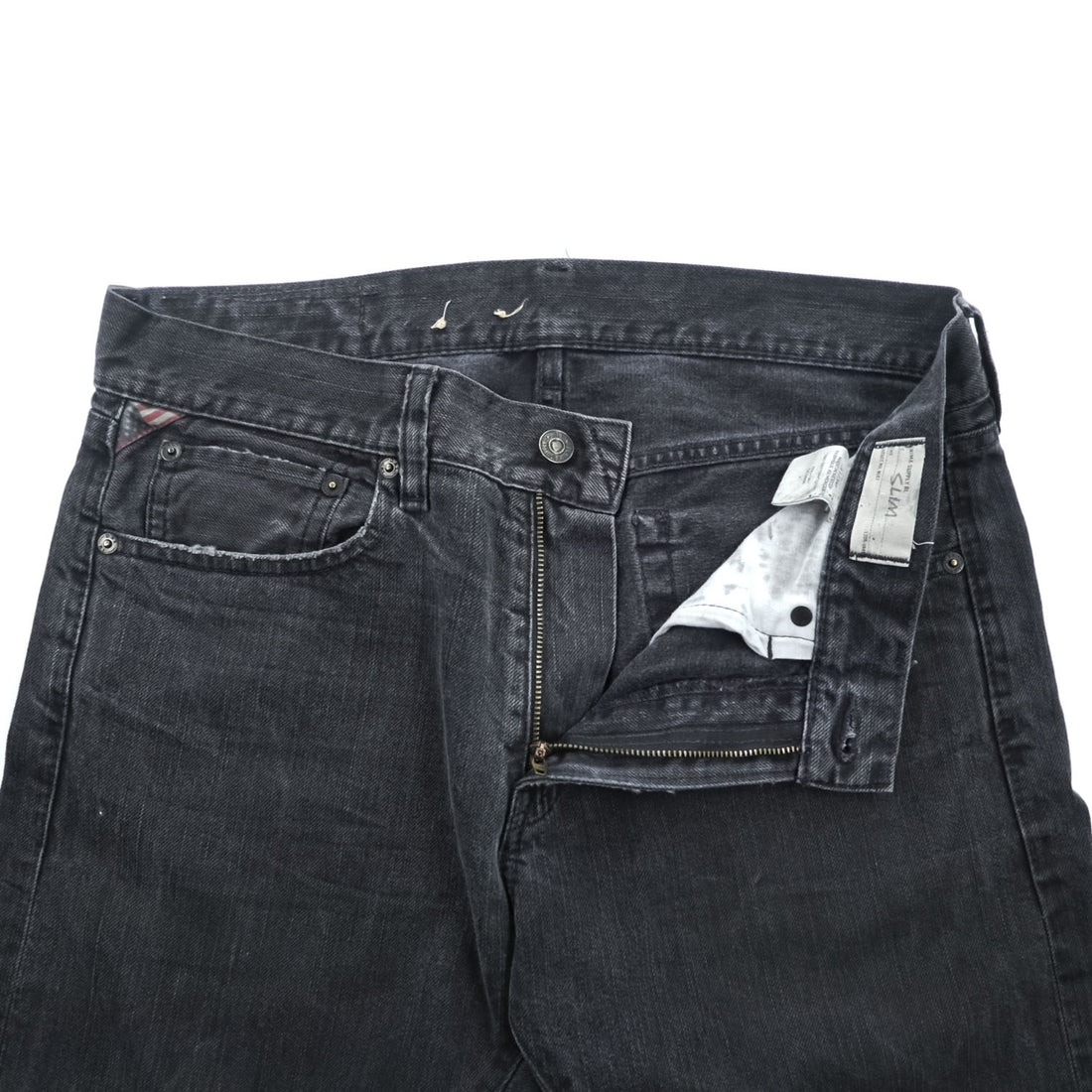 DENIM & SUPPLY RALPH LAUREN ブラック デニムパンツ ジーンズ M 31 x 30 ヴィンテージ加工 SLIM