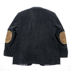 LAUREN RALPH LAUREN 90年代 ヴィンテージ コーデュロイ テーラードジャケット ブレザー XL ブラック エルボーパッチ 2B 裏地ペイズリー Macy's