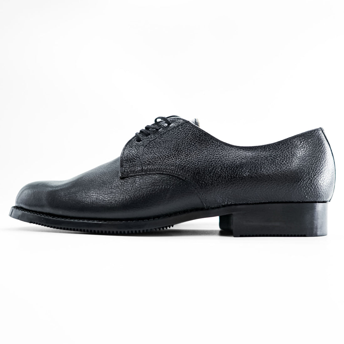 90年代 ヴィンテージ BATA フランス軍 ミリタリー オフィサー サービスシューズ 革靴 28cm ブラック シボ革