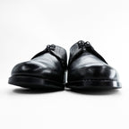 90年代 ヴィンテージ BATA フランス軍 ミリタリー オフィサー サービスシューズ 革靴 28cm ブラック シボ革