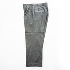 Brooks Brothers 2タック ワイド スラックス パンツ L グレー プリーツ ダブルカフス REGENT