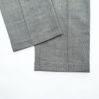 Brooks Brothers 2タック ワイド スラックス パンツ L グレー プリーツ ダブルカフス REGENT