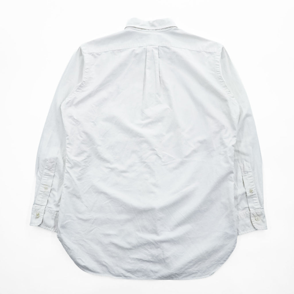 Ralph Lauren 90年代 ヴィンテージ 長袖 オックスフォードシャツ CLASSIC FIT M ホワイト ボタンダウン スモールポニー ロゴ 刺繍