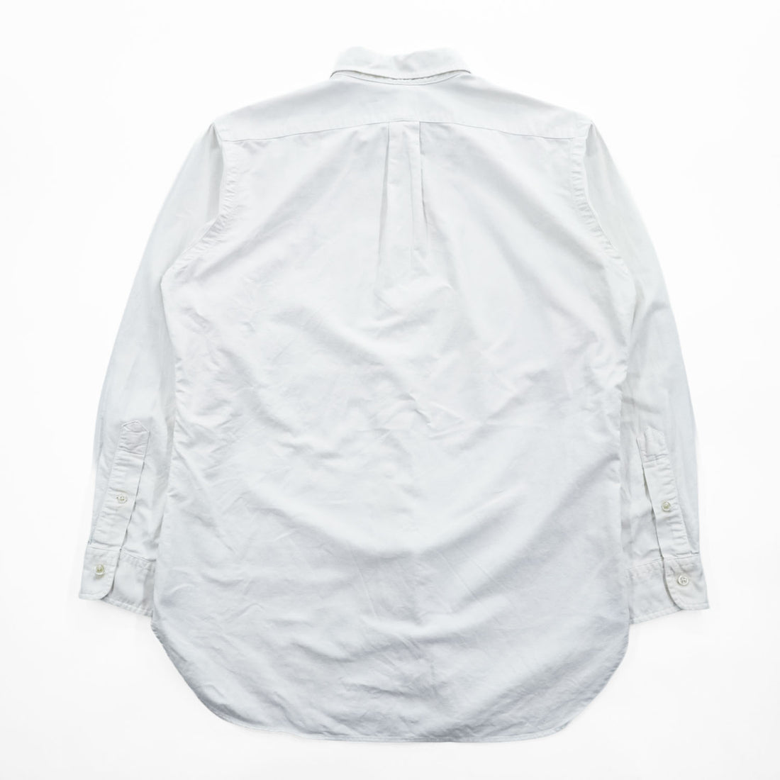 Ralph Lauren 90年代 ヴィンテージ 長袖 オックスフォードシャツ CLASSIC FIT M ホワイト ボタンダウン スモールポニー ロゴ 刺繍
