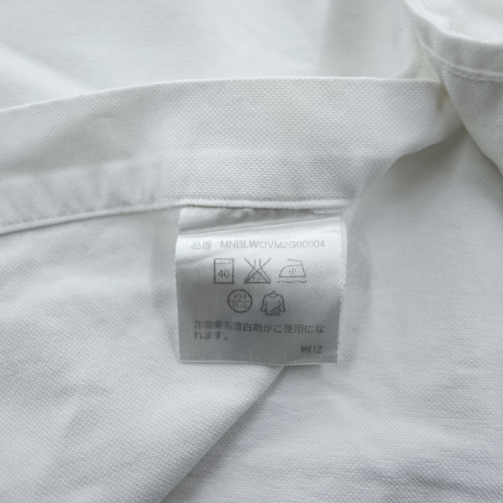 Ralph Lauren 90年代 ヴィンテージ 長袖 オックスフォードシャツ CLASSIC FIT M ホワイト ボタンダウン スモールポニー ロゴ 刺繍