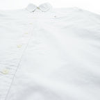 Ralph Lauren 90年代 ヴィンテージ 長袖 オックスフォードシャツ CLASSIC FIT M ホワイト ボタンダウン スモールポニー ロゴ 刺繍