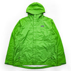 Patagonia トレントシェル レインジャケット Torrentshell Jacket H2No マウンテンパーカー XL グリーン 防水 リップストップ ドローコード 83800