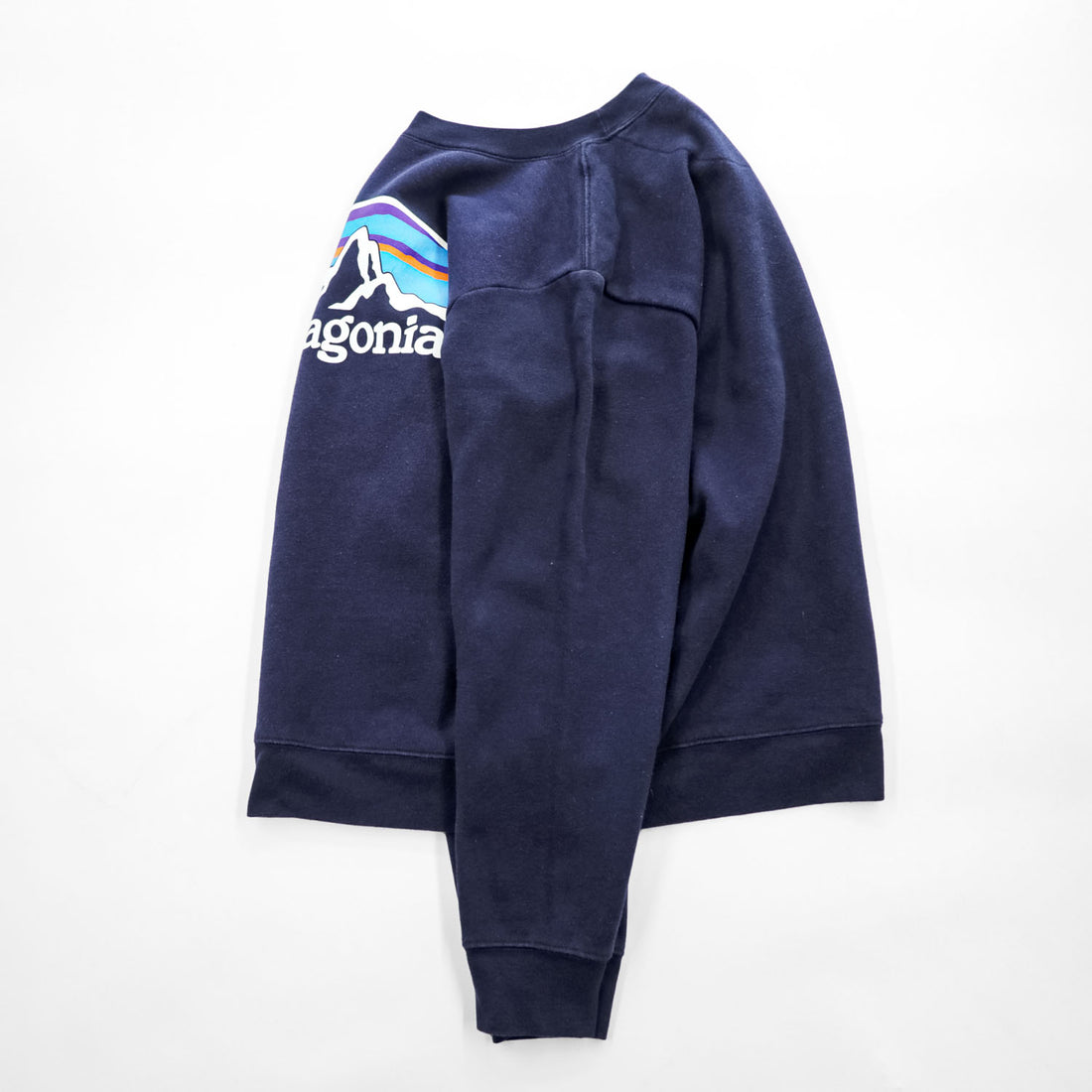Patagonia P-6 Logo Uprisal スウェット トレーナー M ネイビー 裏起毛 プリント 39626