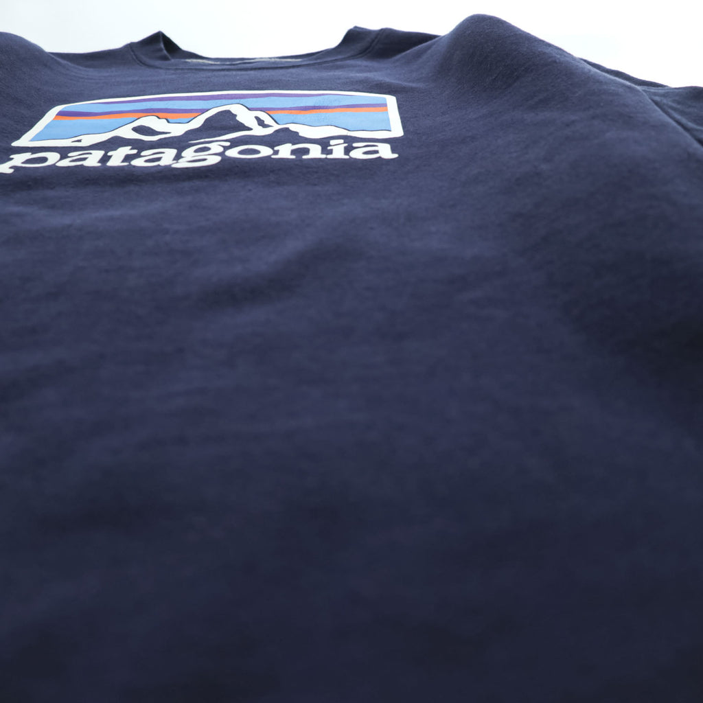 Patagonia P-6 Logo Uprisal スウェット トレーナー M ネイビー 裏起毛 プリント 39626
