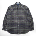 Ralph Lauren 90年代 ヴィンテージ 長袖 チェックシャツ CLASSIC FIT L グリーン ボタンダウン スモールポニー ロゴ 刺繍