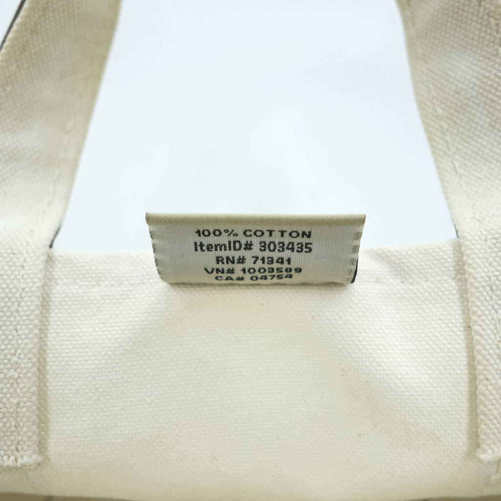 L.L.Bean USA製 キャンバス トートバッグ BOAT AND TOTE MINI ホワイト カーキ 303435