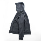BRU NA BOINNE ラップアップ ジップパーカー XL グレー 裏起毛 ダブルジップ