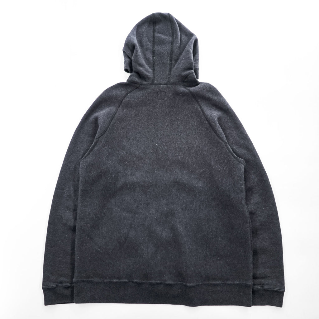 BRU NA BOINNE ラップアップ ジップパーカー XL グレー 裏起毛 ダブルジップ