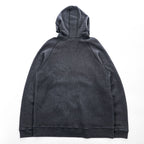 BRU NA BOINNE ラップアップ ジップパーカー XL グレー 裏起毛 ダブルジップ