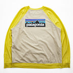 Patagonia P-6ロゴ オーガニックコットン ラグラン スウェット トレーナー XL イエロー ビッグサイズ ORGANIC COTTON 39603