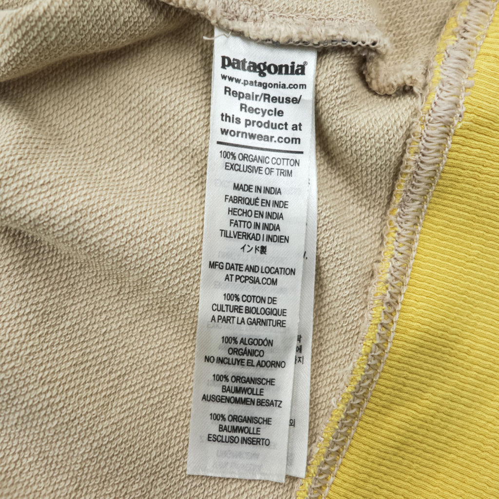 Patagonia P-6ロゴ オーガニックコットン ラグラン スウェット トレーナー XL イエロー ビッグサイズ ORGANIC COTTON 39603