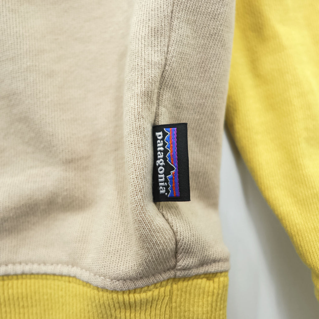 Patagonia P-6ロゴ オーガニックコットン ラグラン スウェット トレーナー XL イエロー ビッグサイズ ORGANIC COTTON 39603