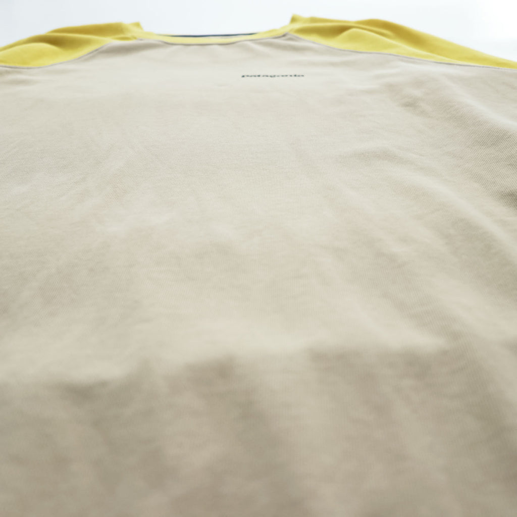 Patagonia P-6ロゴ オーガニックコットン ラグラン スウェット トレーナー XL イエロー ビッグサイズ ORGANIC COTTON 39603