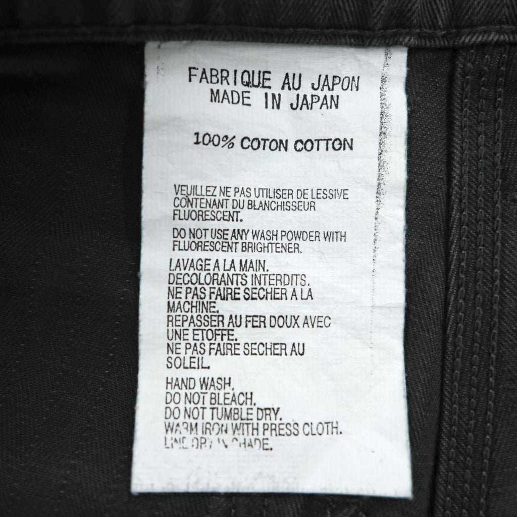 TUKI 日本製 コンバットパンツ COMBAT PANTS 0111 ヘリンボーン M ブラック ワイド