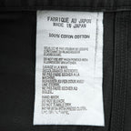 TUKI 日本製 コンバットパンツ COMBAT PANTS 0111 ヘリンボーン M ブラック ワイド