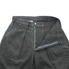 TUKI 日本製 コンバットパンツ COMBAT PANTS 0111 ヘリンボーン M ブラック ワイド