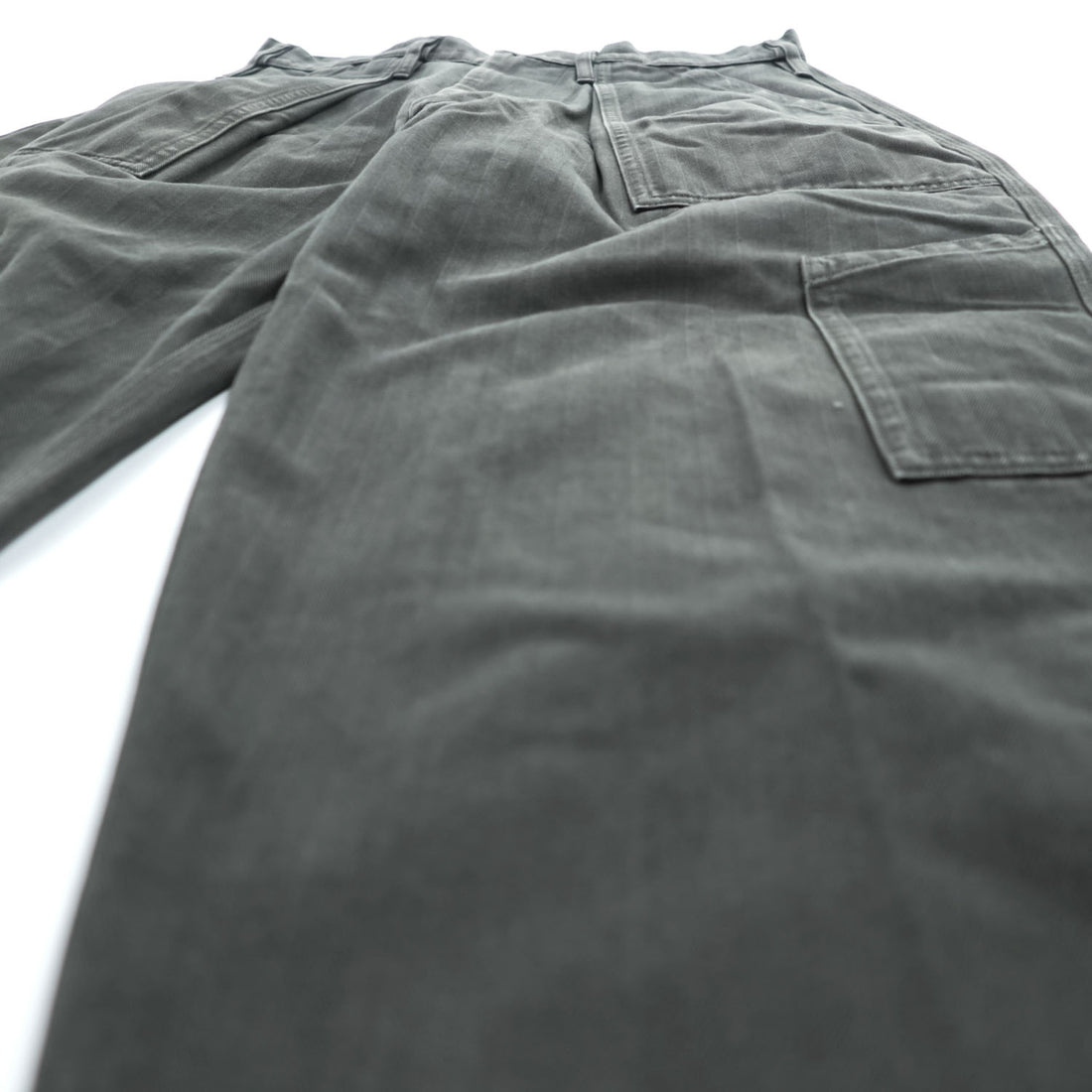 TUKI 日本製 コンバットパンツ COMBAT PANTS 0111 ヘリンボーン M ブラック ワイド