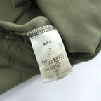A.P.C. 日本製 プルオーバー パーカー M グリーン カンガルーポケット 4114413