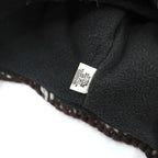 Made in Nepal Wool Earflap Knit Cap イヤーフラップ ニット帽 ノルディック柄 耳当て 三つ編み タッセル ウール100% ネパール製