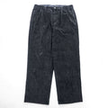 Brooks Brothers ワイド 2タック コーデュロイパンツ スラックス L ブラック プリーツ THOMPSON