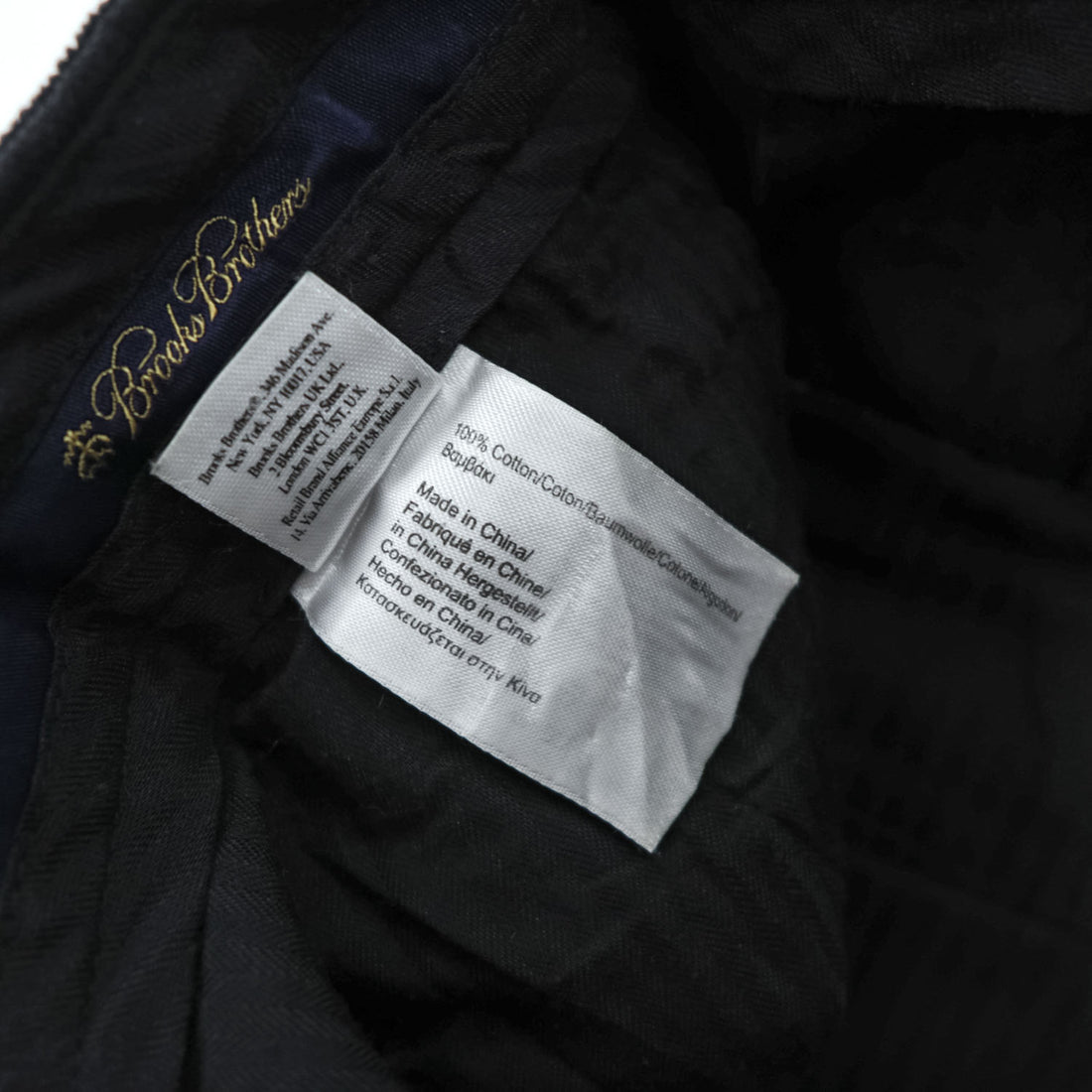 Brooks Brothers ワイド 2タック コーデュロイパンツ スラックス L ブラック プリーツ THOMPSON