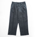 CHAPS Ralph Lauren カナダ製 90年代 ヴィンテージ スラックス パンツ L グレー ワイド プリーツ ダブルカフス