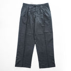 CHAPS Ralph Lauren カナダ製 90年代 ヴィンテージ スラックス パンツ L グレー ワイド プリーツ ダブルカフス