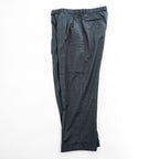 CHAPS Ralph Lauren カナダ製 90年代 ヴィンテージ スラックス パンツ L グレー ワイド プリーツ ダブルカフス