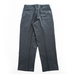 CHAPS Ralph Lauren カナダ製 90年代 ヴィンテージ スラックス パンツ L グレー ワイド プリーツ ダブルカフス