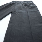 CHAPS Ralph Lauren カナダ製 90年代 ヴィンテージ スラックス パンツ L グレー ワイド プリーツ ダブルカフス