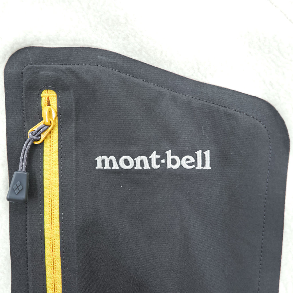 mont-bell ハーフジップ フリースジャケット CLIMAPLUS プルオーバー M ベージュ 1106593