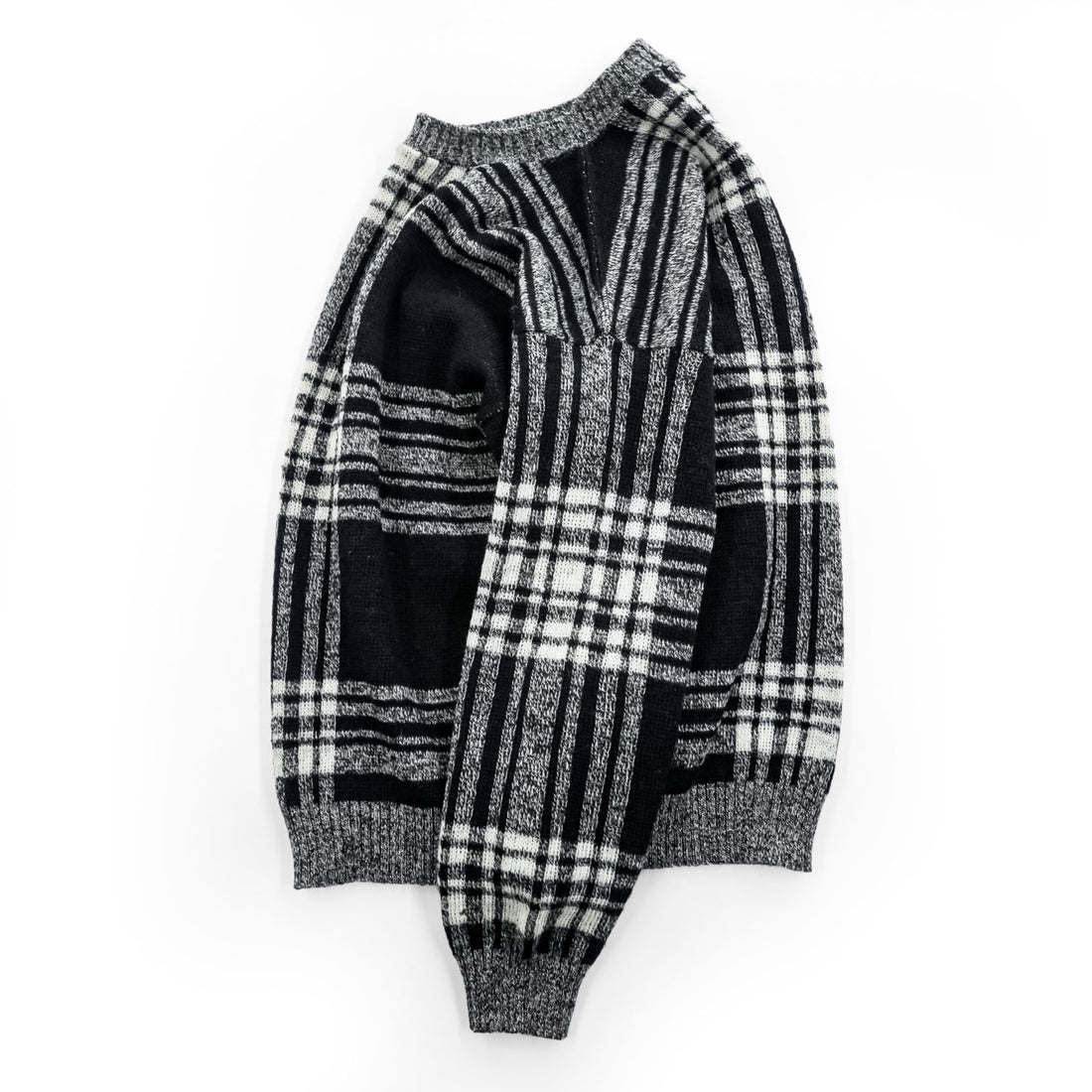 PENDLETON 70年代 USA製 ヴィンテージ ニット セーター M チェック PURE VIRGIN WOOL