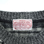 PENDLETON 70年代 USA製 ヴィンテージ ニット セーター M チェック PURE VIRGIN WOOL