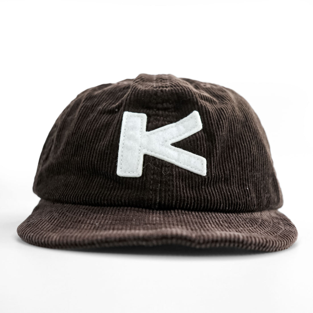 KAVU 日本製 コーデュロイ ベースボールキャップ ブラウン ウェービングストラップ