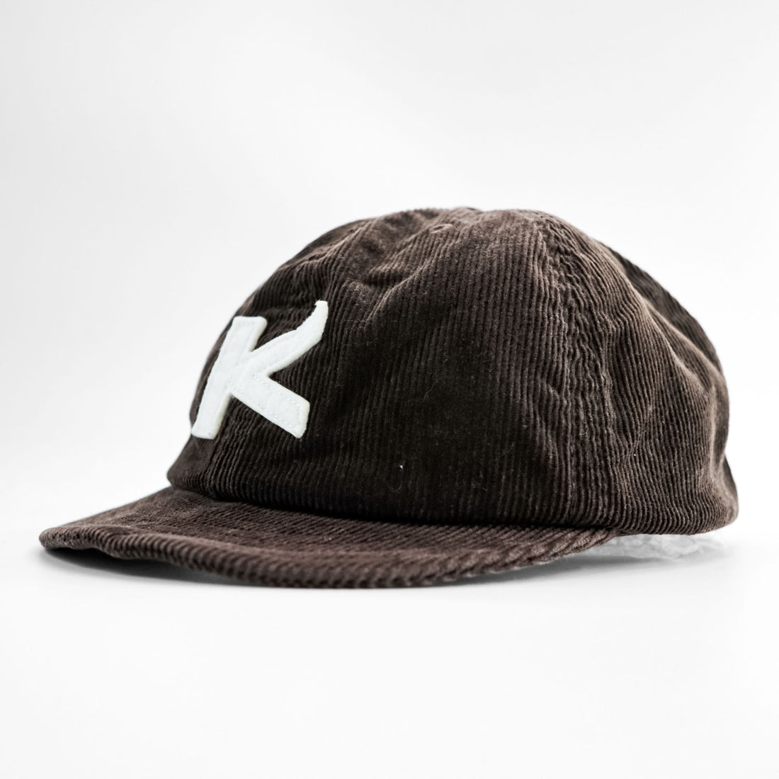 KAVU 日本製 コーデュロイ ベースボールキャップ ブラウン ウェービングストラップ