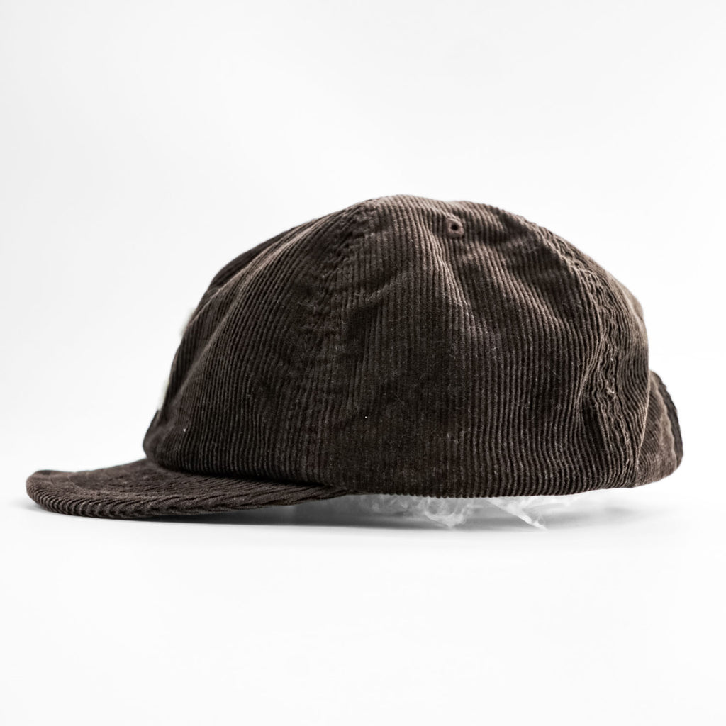 KAVU 日本製 コーデュロイ ベースボールキャップ ブラウン ウェービングストラップ